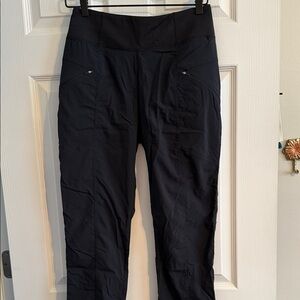 Prana Black Lightweight Track Joggers